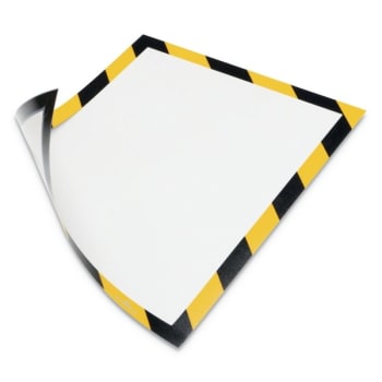 Image for Durable Duraframe Magnetic Sign Holder 8.5 X 11 Yellow/black from HD Supply