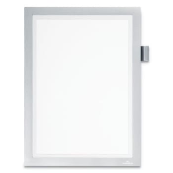 Image for Durable Duraframe Note Sign Holder 8.5 X 11 Silver Frame from HD Supply