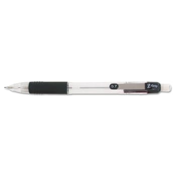 Zebra Z-Grip Pencil 0.7 Mm Hb #2.5 Black Lead Clear/black Grip