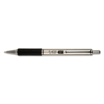 Image for Zebra F-402 Retractable Fine 0.7 Mm Black Ink Stainless Steel/black Barrel from HD Supply