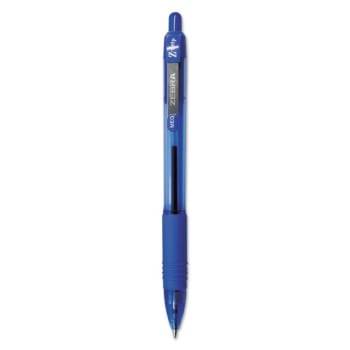Image for Zebra Z-Grip Ballpoint Pen Retractable Medium 1 Mm Blue Ink Clear Barrel from HD Supply