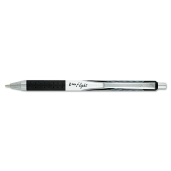 Image for Zebra Z-Grip Flight Retractable Bold 1.2 Mm Black Ink White Barrel from HD Supply