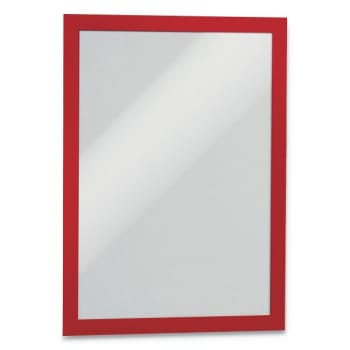 Image for Durable Duraframe Sign Holder 8.5 X 11 Red Frame from HD Supply
