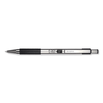 Image for Zebra F-301 Retractable Fine 0.7 Mm Black Ink Stainless Steel/black Barrel from HD Supply