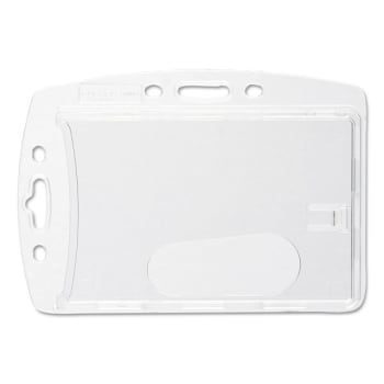 Durable Replacement Card Holder Vertical/horizontal Polystyrene
