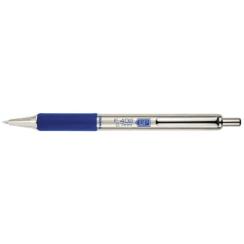 Image for Zebra F-402 Retractable Fine 0.7 Mm Blue Ink Stainless Steel/blue Barrel from HD Supply