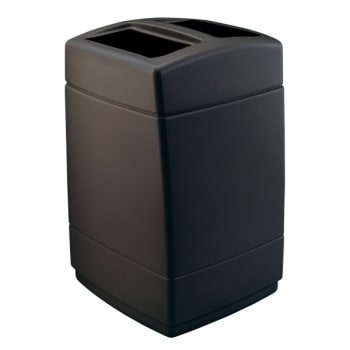 Image for Commercial Zone Polytec™ Trash 55-Gal Square Open-Top Lid Black from HD Supply