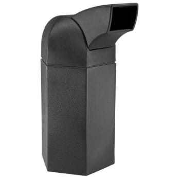 Image for Commercial Zone Polytec™ Trash 50-Gal Hex Drive-Thru Lid Black from HD Supply