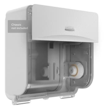 Image for Kimberly-Clark Icon™ White Mosaic Design Faceplate 4-Roll Tp Dispenser from HD Supply