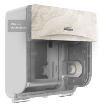Image for Kimberly-Clark ICON™ 58793 Faceplate, for 4 Roll Coreless Standard Roll Toilet Paper Dispensers (Warm Marble) from HD Supply