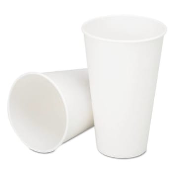 Image for Skilcraft Cold Beverage Cup 12 Oz White W/logo from HD Supply