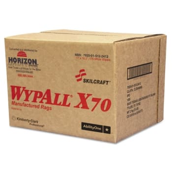 Image for Skilcraft Wypall X70 Rag 11x16.5 Case Of 174 from HD Supply
