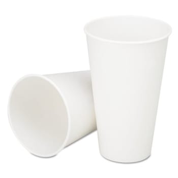 Image for Skilcraft Cold Cup 12 Oz White W/logo Case Of 2500 from HD Supply