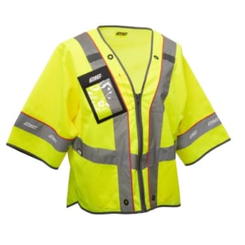 Image for 212 Performance Safety Vest Hi-Viz Yellow Single Pack Inner Pocket Ansi 3 Small from HD Supply