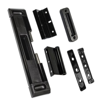 Image for Patio Door Double Bolt Security Lock Black Package Of 2 from HD Supply