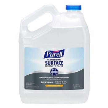 Image for Purell Gal. Surface Disinfectant Pour Bottle Refill Citrus Scent Case Of 4 from HD Supply