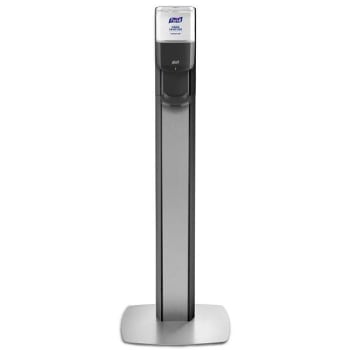 Image for Purell Messenger Es8 Silver Panel Floor Stand With Dispenser from HD Supply