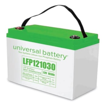 Image for Universal Power Group 12.8-Volt 103 Ah Lithium Lfp Recharge Battery I8 Terminals from HD Supply