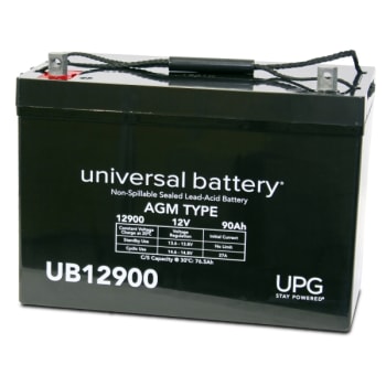 Image for Universal Power Group 12-Volt 90 Ah Z1 Terminal Sealed Agm Rechargeable Battery from HD Supply