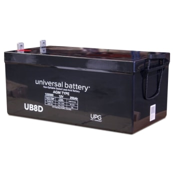 Image for Universal Power Group 12-Volt 250 Ah L4 Term Sealed Agm Rechargeable Battery from HD Supply