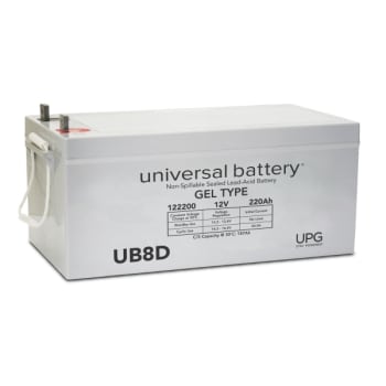 Image for Universal Power Group 12-Volt 220 Ah L4 Terminal Sealed Rechargeable Battery from HD Supply