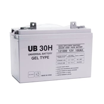 Image for Universal Power Group 12-Volt 100 Ah Fl2 Terminal Sealed Rechargeable Battery from HD Supply