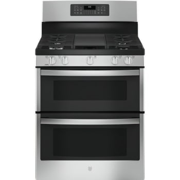 Image for Ge® 30" Gas Range W/ Convection Double Oven, Two Oven Windows, 6.8 Cu Ft In Stainless Steel from HD Supply