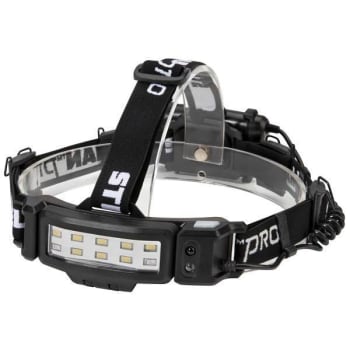 Image for Steelman Pro LED 250-Lumen Motion Headlamp Rear Red Blinker 3XAA Night Vision from HD Supply