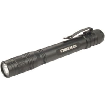 Image for Steelman 2aa Led 95 Lumen Pen Light With Pocket Clip Black from HD Supply