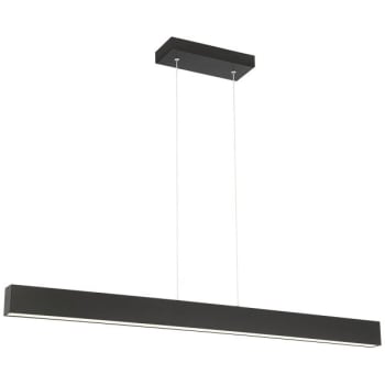 Image for Access Lighting Form Dual Voltage Led Linear Pendant Matte Black Finish from HD Supply