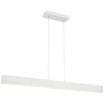 Image for Access Lighting Form Dual Voltage Led Linear Pendant Matte White Finish from HD Supply