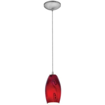 Image for Access Lighting Merlot Pendant Brushed Steel Finish from HD Supply