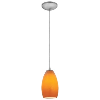 Image for Access Lighting Champagne Pendant 28012-1c-Bs/mya Brushed Steel Finish from HD Supply