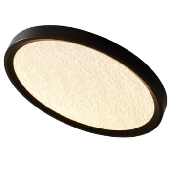 Image for Eti 15" Round Crackle Bronze Flush Mount Night Light from HD Supply