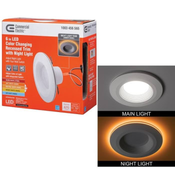 Image for Eti 6" Downlight 5 Cct Selectable And Night Light Trim Feature from HD Supply