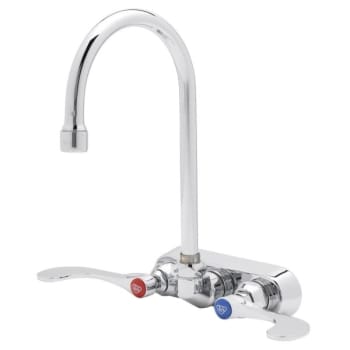 Image for T & S® Wall Mount Workboard Service Faucet (Polished Chrome) from HD Supply