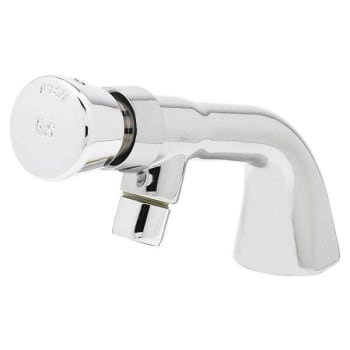 Image for T & S® Metering Faucet, 2.2 GPM, 1.625" Spout, 4" Center, Polished Chrome from HD Supply