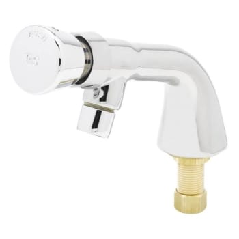 T S Metering Faucet 2 2 Gpm 1 625 Spout 4 Center Polished