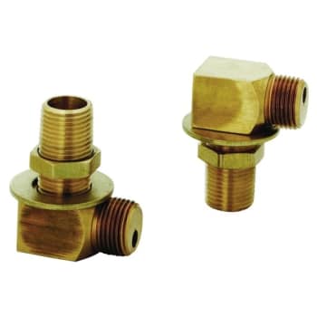 Image for T & S 1/2" Npt Nipple, Lock Nut & Washer, Short Elbow 1/2" Npt Female X Male Kit from HD Supply