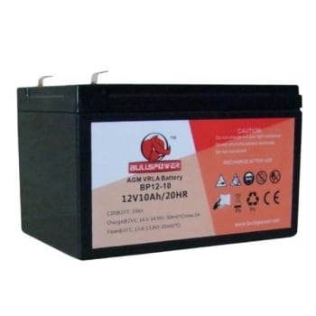 Image for Bullspower 12v 10ah F1 Sealed Lead Acid Battery from HD Supply