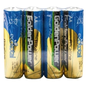 Golden Power Aa Power P+us Alkaline Battery Bulk