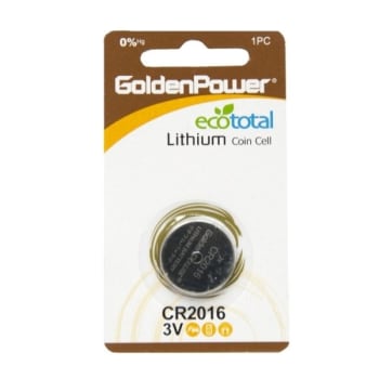 Image for Golden Power Cr2016 Lithium Coin Cell Package Of 25 from HD Supply