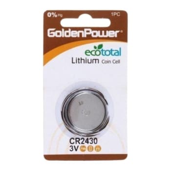 Image for Golden Power Cr2430 Lithium Coin Battery (10-Pack) from HD Supply