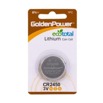 Image for Golden Power Renata Cr2450 Lithium Coin Cell Package Of 20 from HD Supply