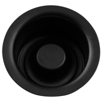 Westbrass 3-1/2" Diameter Extra-Deep Disposal Flange And Stopper In Matte Black