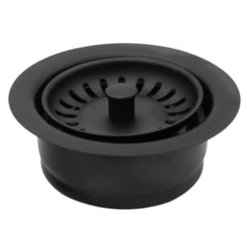 Image for Westbrass 4-1/4" Brass Waste Disposal Flange And Strainer Basket Matte Black from HD Supply