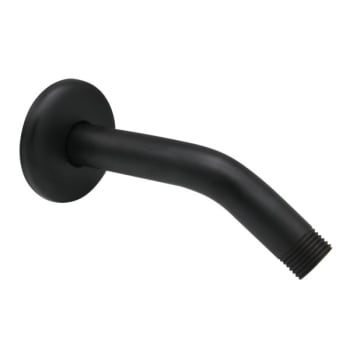 Image for Westbrass 6" Shower Arm With Flange In Matte Black from HD Supply