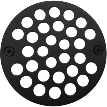 Image for Westbrass 4 " Od Solid Brass Shower Strainer Cover In Matte Black from HD Supply