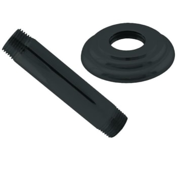 Image for Westbrass 4 " Ceiling-Mount Shower Arm And Flange In Matte Black from HD Supply
