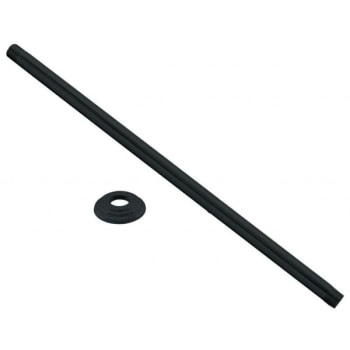 Image for Westbrass 24 " Ceiling Mount Shower Arm And Flange In Matte Black from HD Supply
